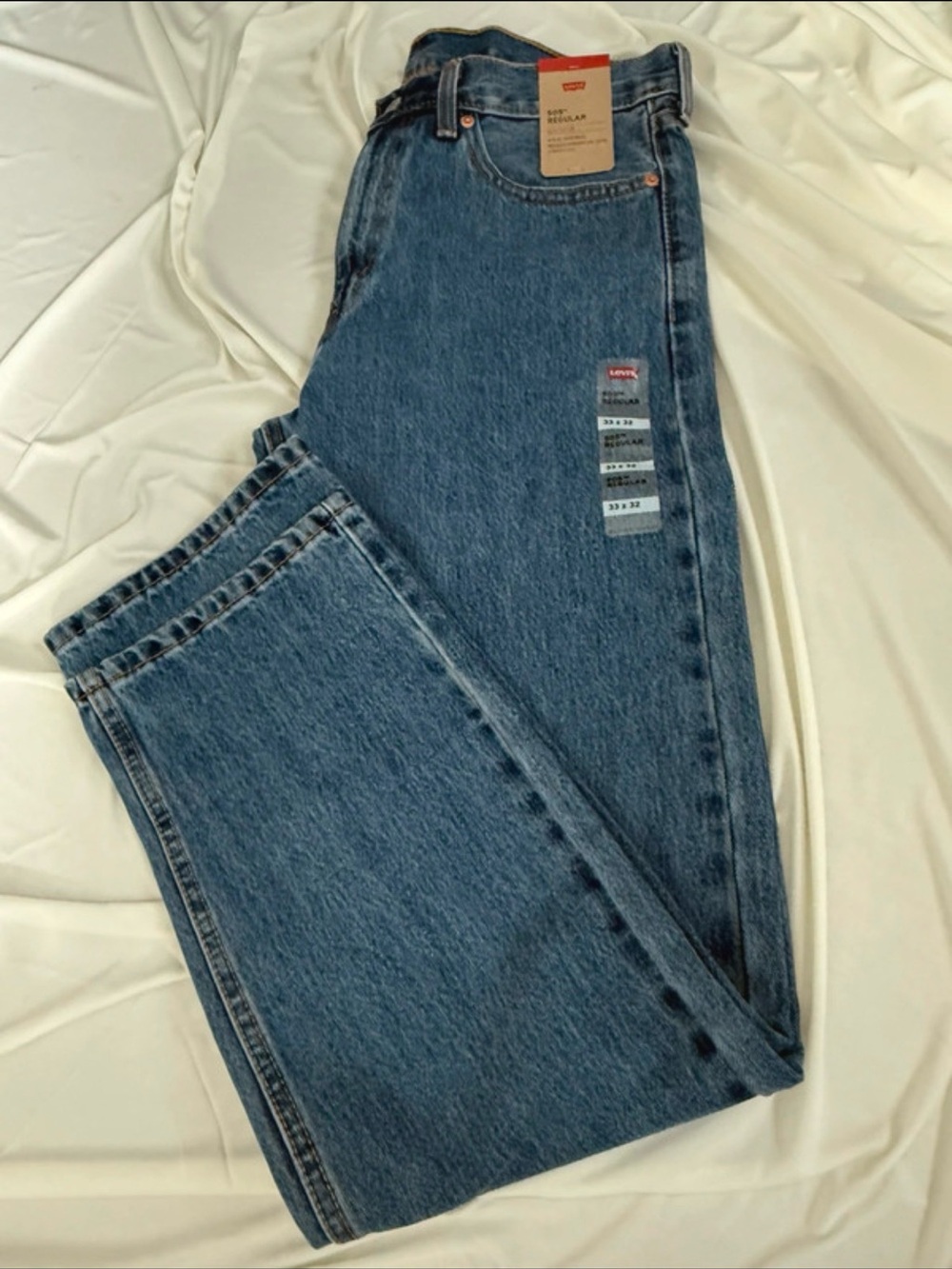 Levi's Men's Straight Leg Blue Denim Jeans